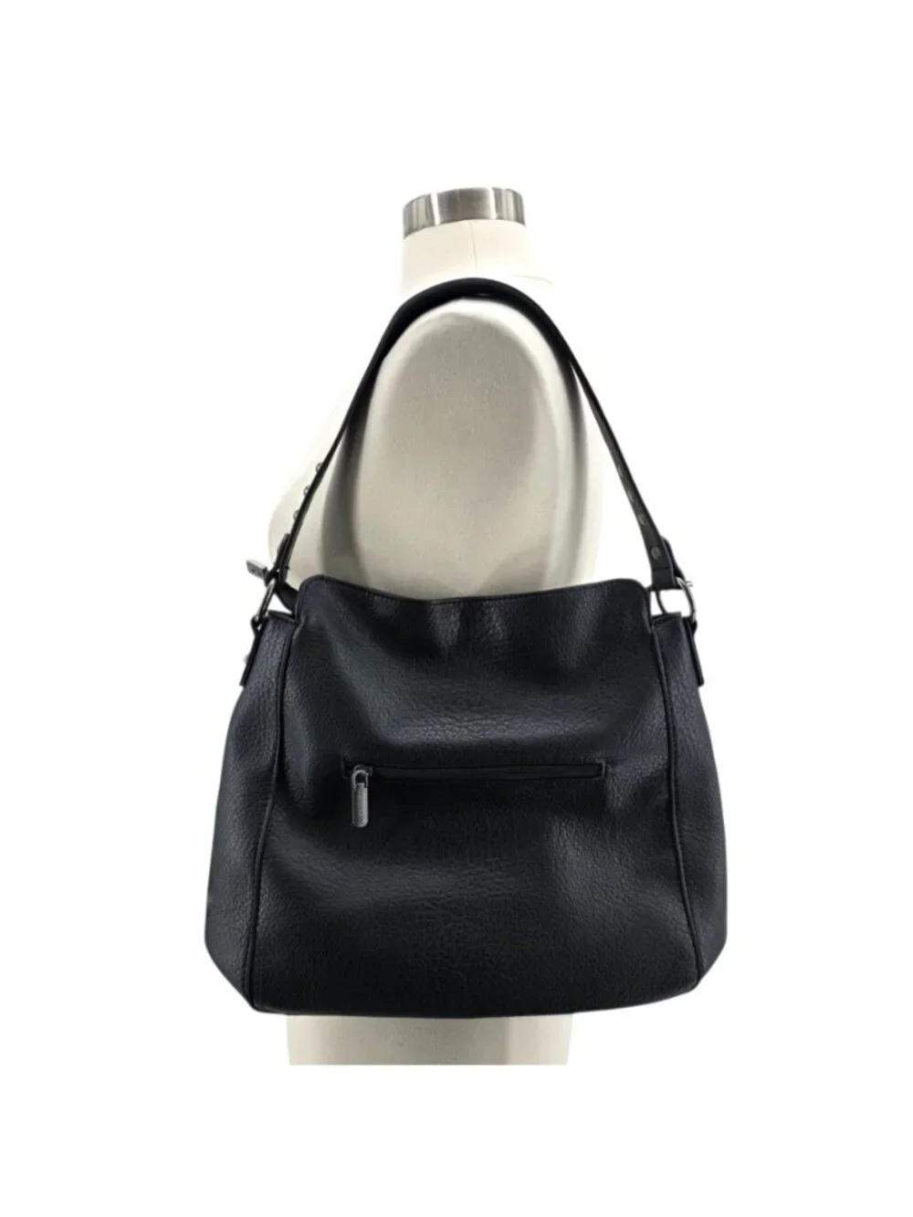 NEW Montana West Hobo Bag Faux Vegan Leather Black Studded Western Boho Purse